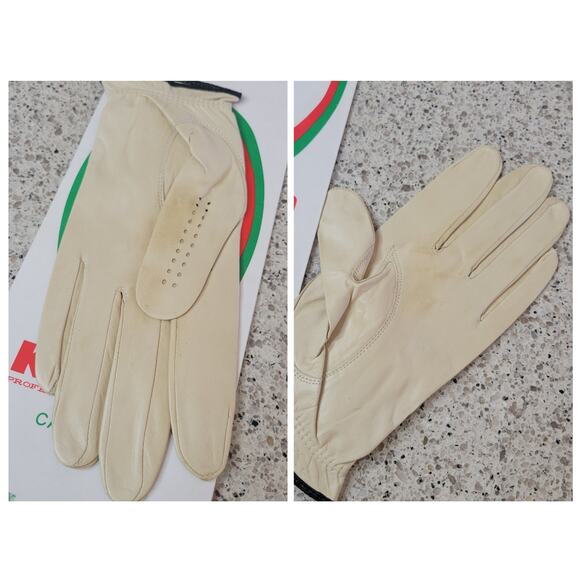 VTG Kasco Cabretta Ladies Leather Professional Golf Glove Walnut Creek Left sz L - Picture 11 of 12